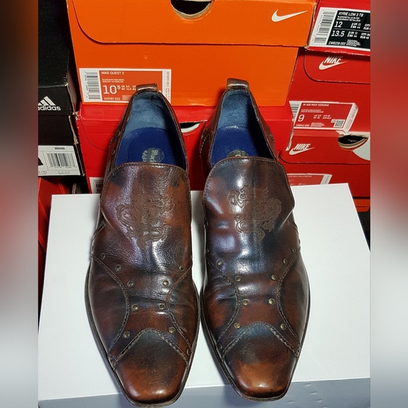 MARK NASON DRAGOON CASUAL SHOE MADE IN ITALY MEN'S US SIZE 9 GREAT COND - Picture 3 of 8